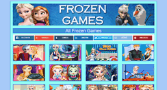Desktop Screenshot of myfrozengames.com